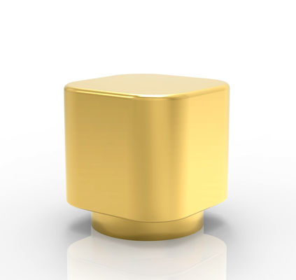 Fea15 नेक के लिए स्वनिर्धारित गोल्ड कलर ज़माक परफ्यूम बॉटल कैप्स डिज़ाइन करें: