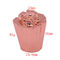 गुलाबी रंग जस्ता मिश्र धातु धातु की बोतल कैप गुलाब इत्र कवर पर्यावरण के अनुकूल है