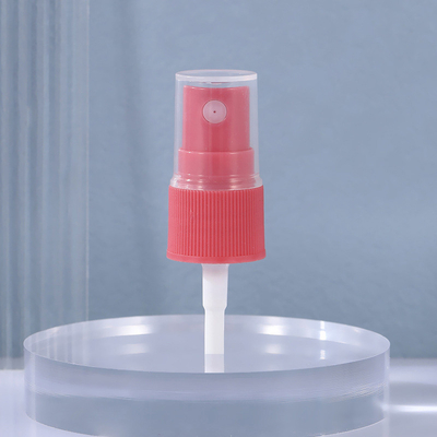 लाल परफ्यूम स्प्रे हेड बोतलबंद पंप हेड 20 दांत पोर्टेबल कीटाणुशोधन बोतल स्प्रे हेड का छोटा नमूना