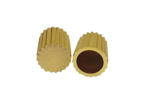 खरीदें अनियमित घुमावदार Zamak इत्र बोतल ढक्कन जस्ता मिश्र धातु इत्र ढक्कन online manufacture
