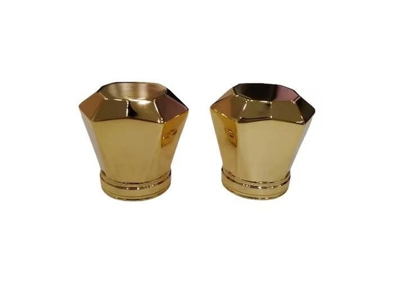 खरीदें सुवर्ण अनियमित आकार के कस्टम इत्र बोतल के लिए टोपियां online manufacture