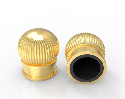 खरीदें Round perfume cap Luxury custom zinc alloy perfume cover online manufacture