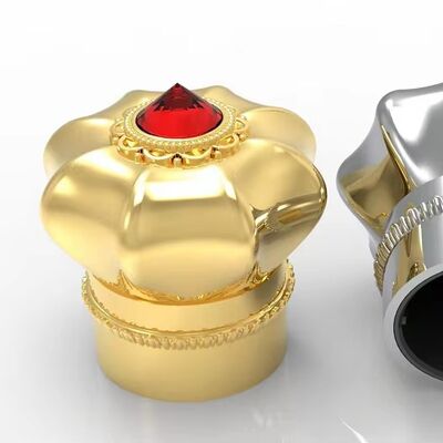 खरीदें गर्म बिक्री उच्च गुणवत्ता अनुकूलित Zamak परफ्यूम कैप जस्ता मिश्र धातु परफ्यूम सेट ढक्कन ऑनलाइन निर्माण