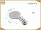 Delicate Design Metal Zipper Pulls Replace Zipper Slider Silver Shell Shape