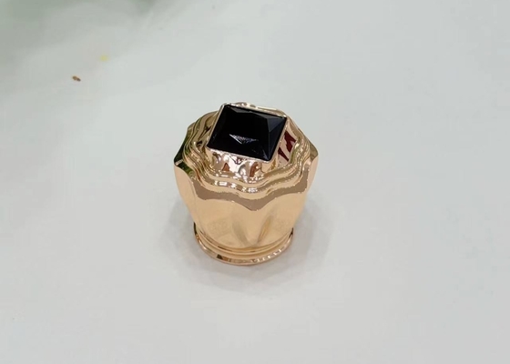 लक्जरी ब्लैक डायमंड ढक्कन Zamak Parfume Caps के लिए सुरुचिपूर्ण फ्रांजेंस बोतलें