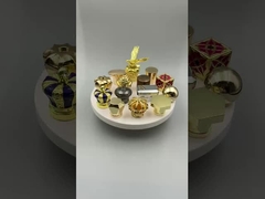 बेस्ट सेल चीन फैक्टरी थोक कस्टम लोगो इत्र बोतल FEA15 ग्लास बोतल के लिए इत्र टोपी