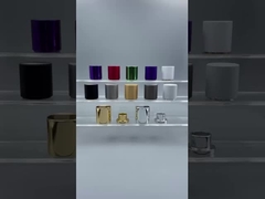 उच्च अंत सिलेंडर के आकार के एल्यूमीनियम धातु इत्र टोपी के लिए मानक शुल्क 15 बोतल गर्दन